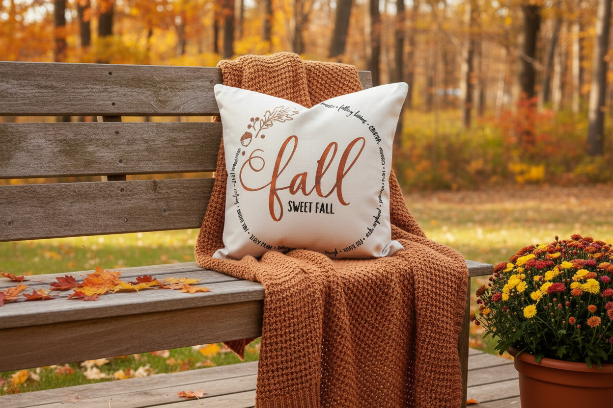 Fall Sweet Fall Indoor/Outdoor Pillow