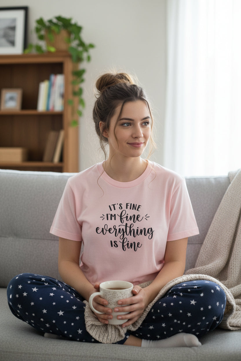 Everything's Fine Short Sleeve Shirt