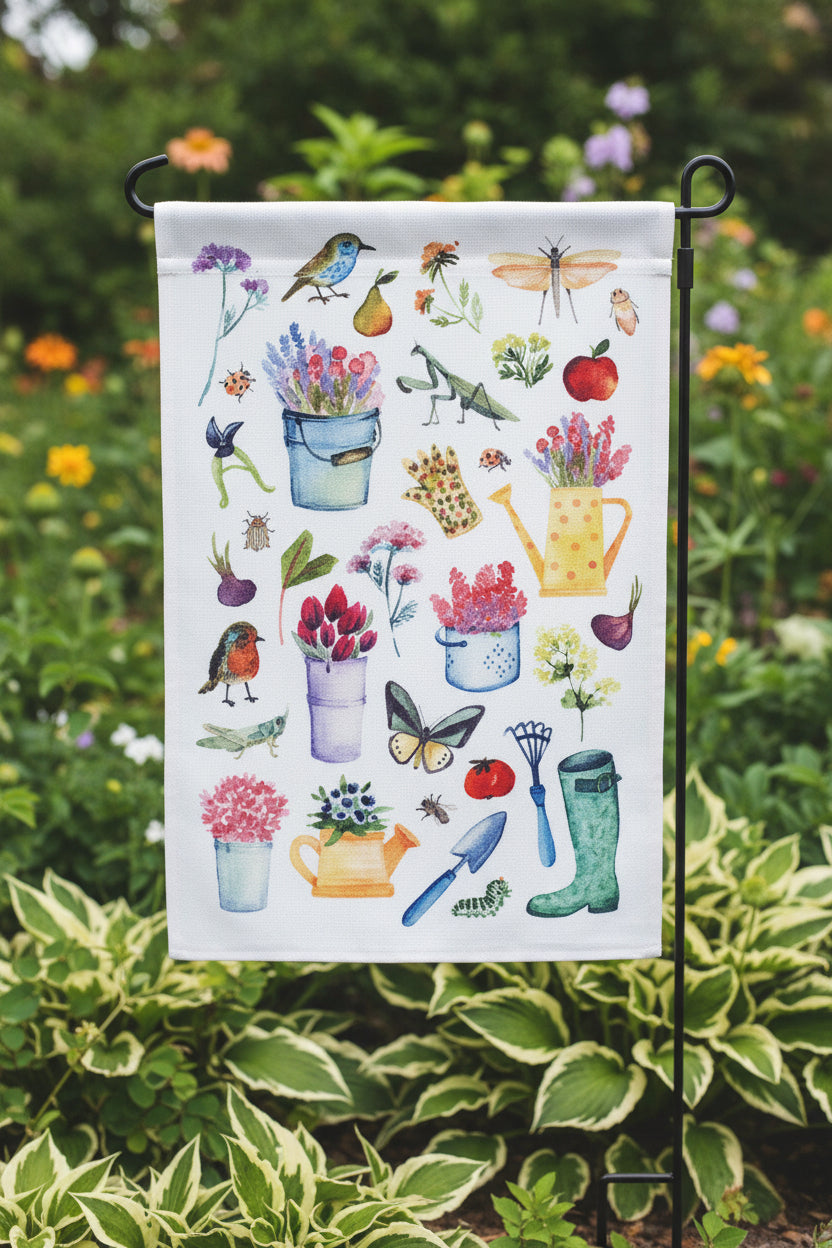 Cottage Garden Garden flag