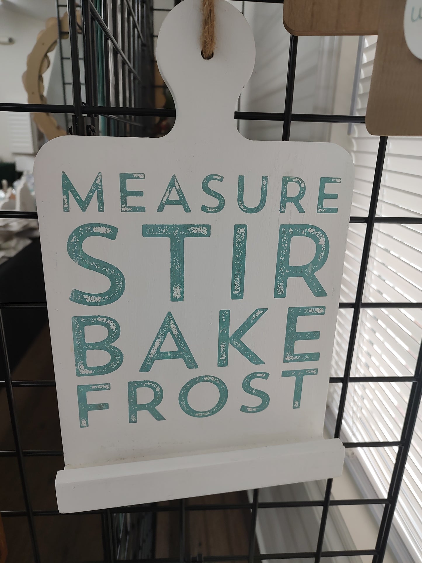 Measure Stir Bake Frost Recipe Book Holder