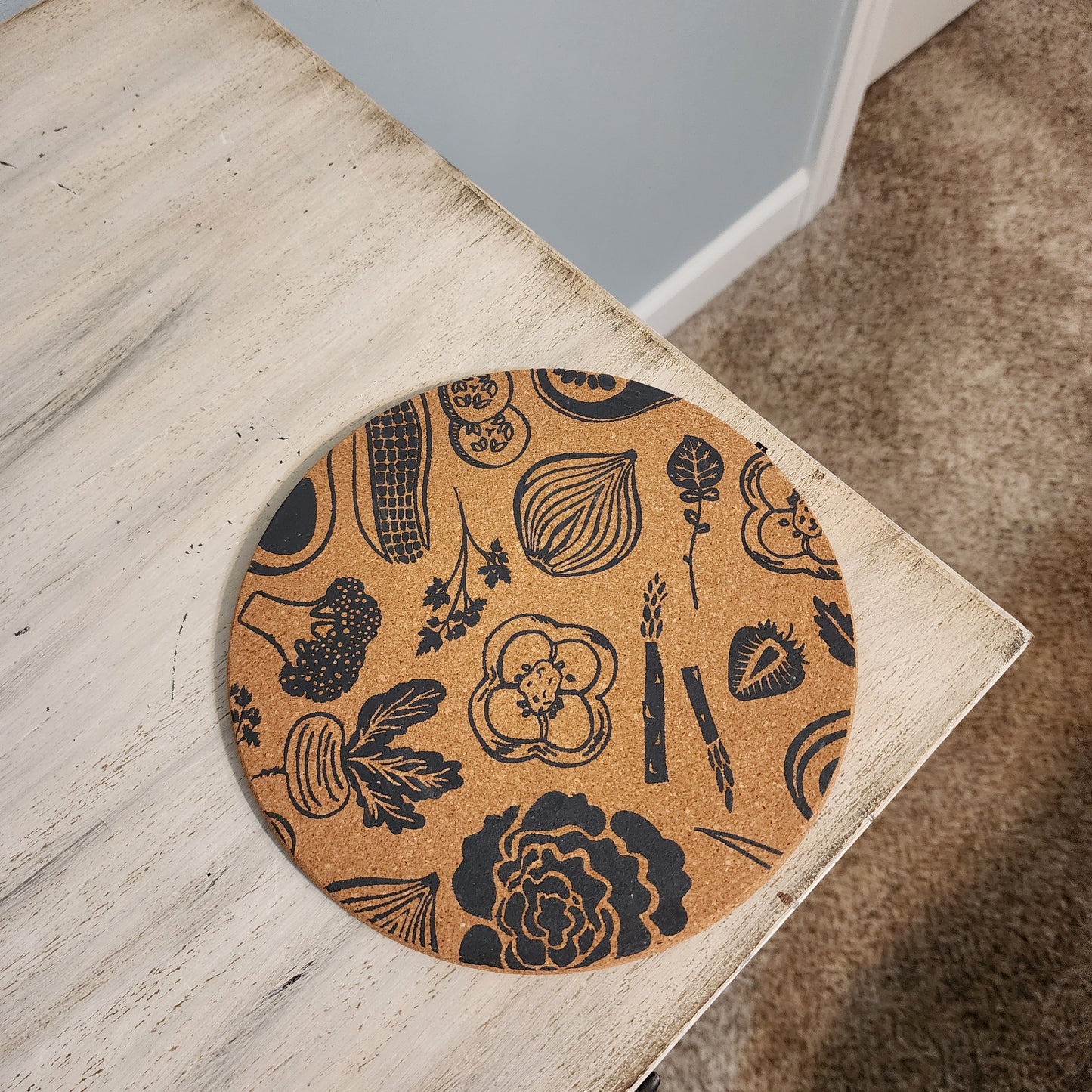 Veggie Cork Trivet