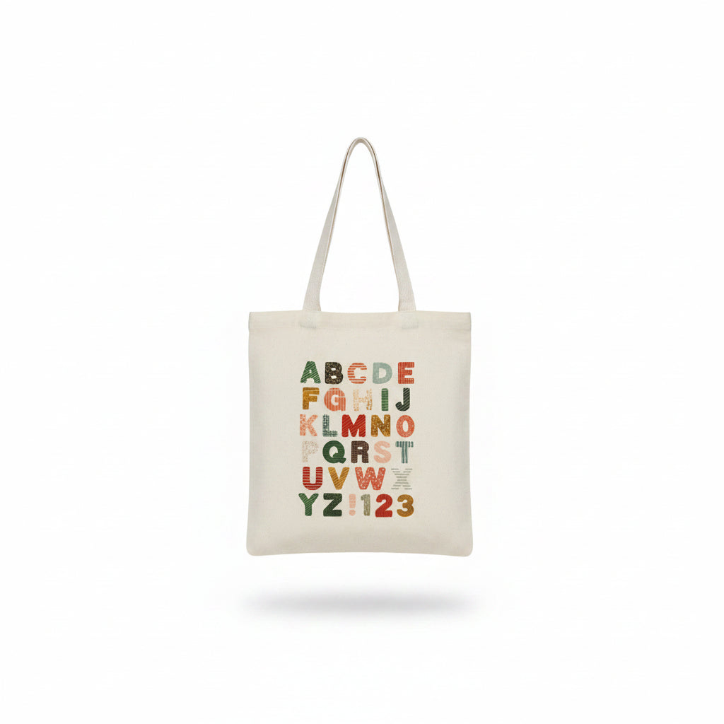 Alphabet Tote Bag