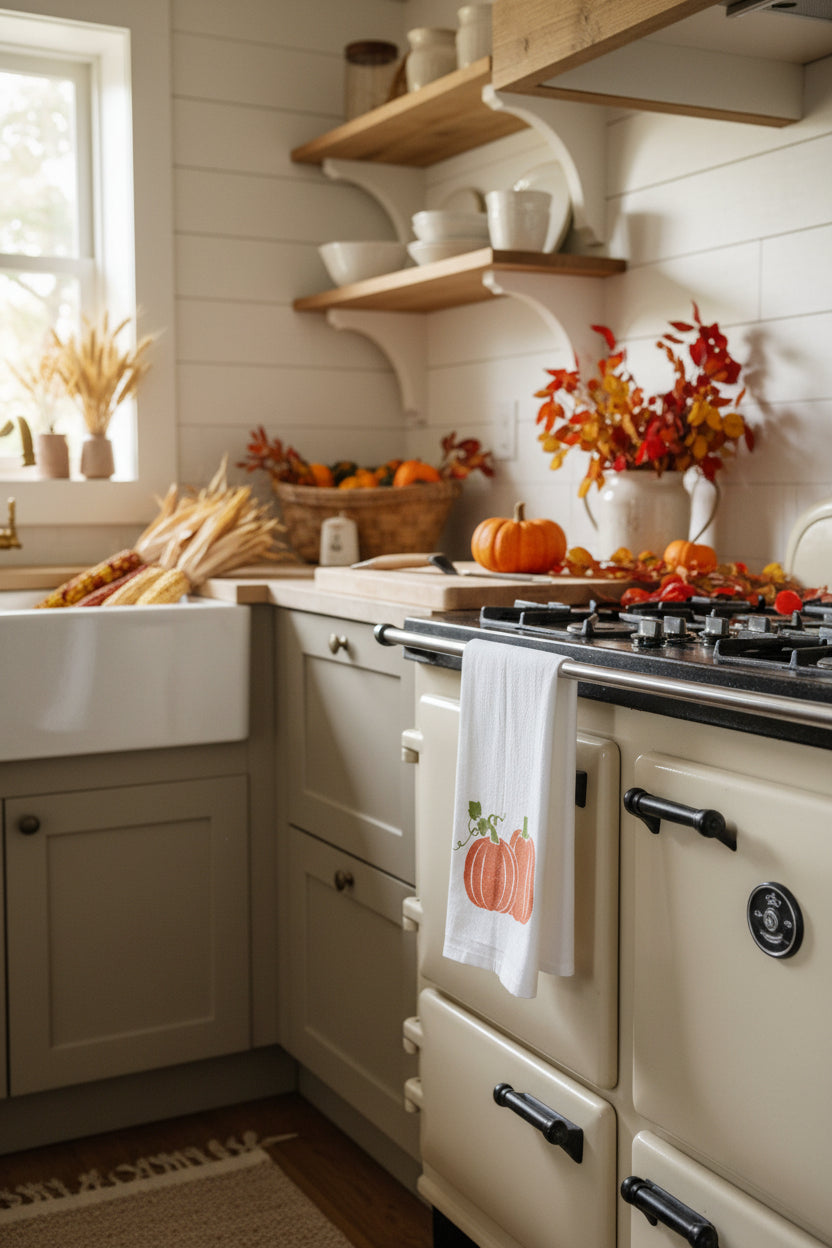 Pumpkin Tea Towel