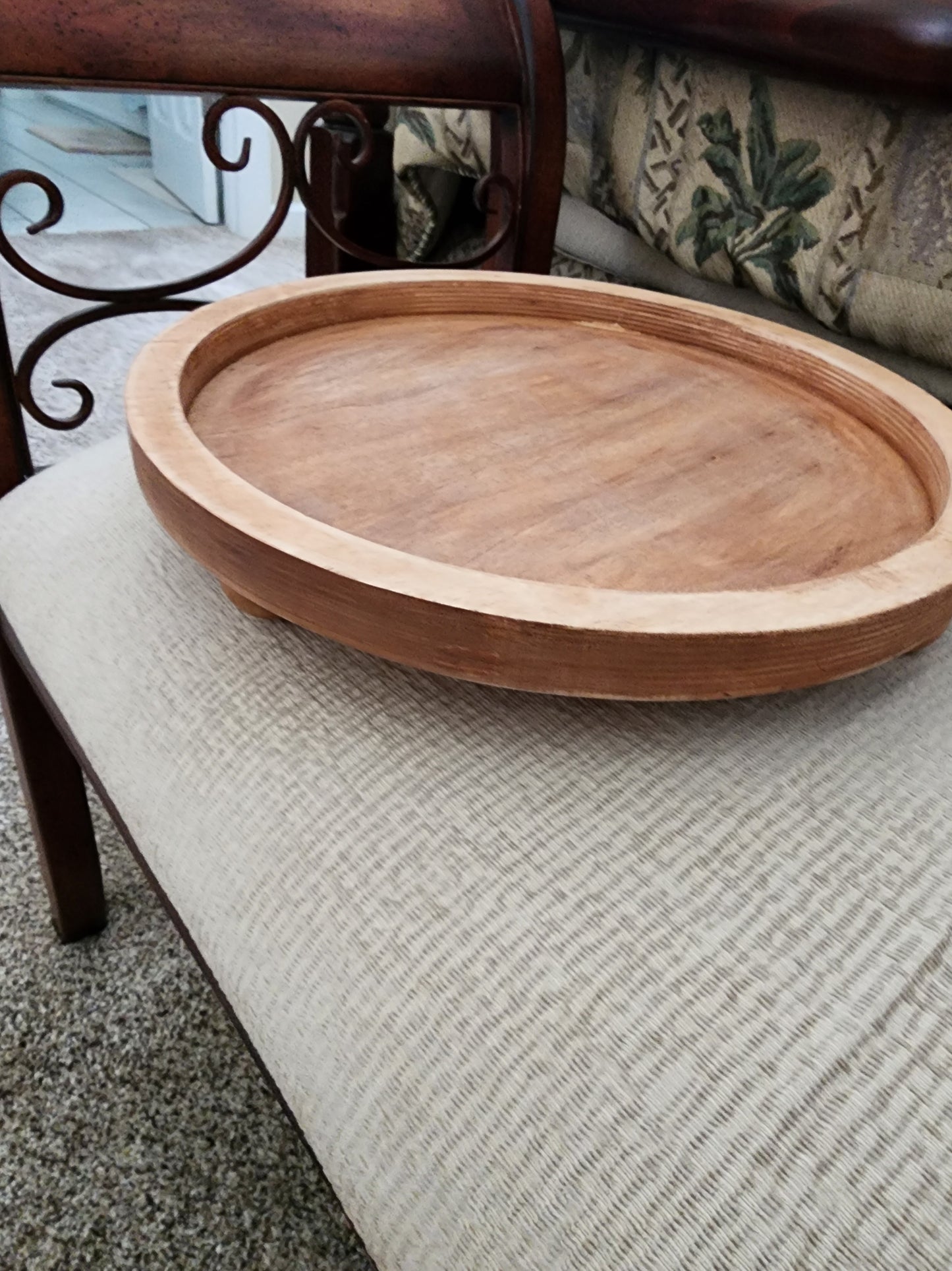 Wooden Round Tray