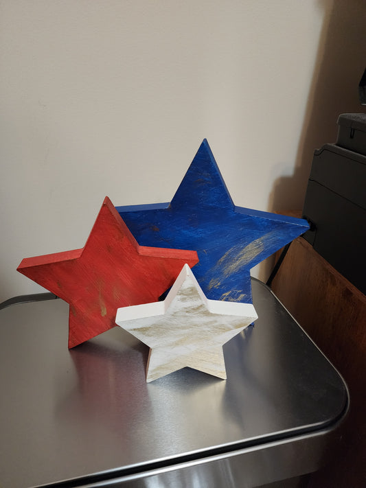 Red, White, and Blue Stars