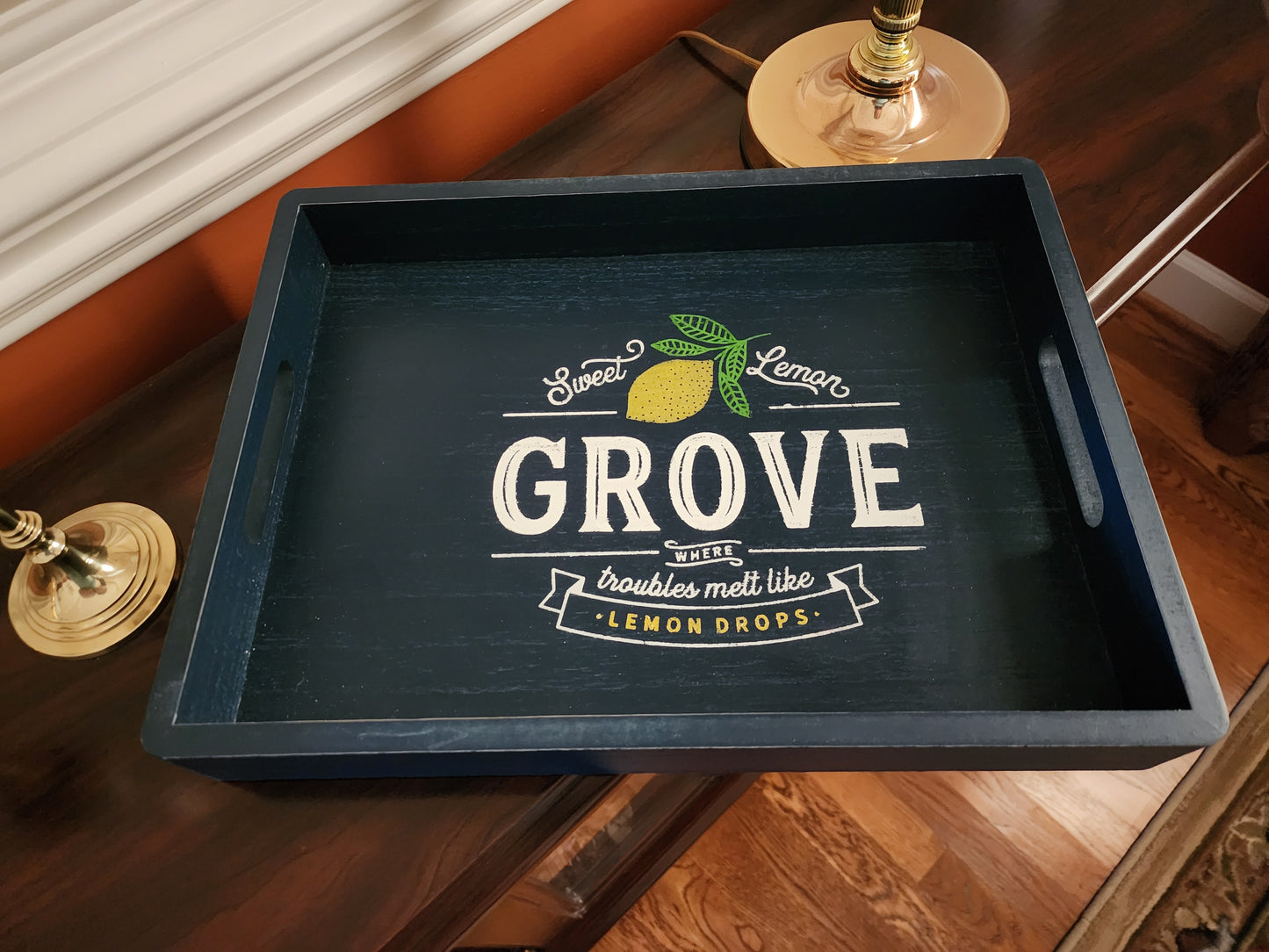 Sweet Lemon Grove Tray