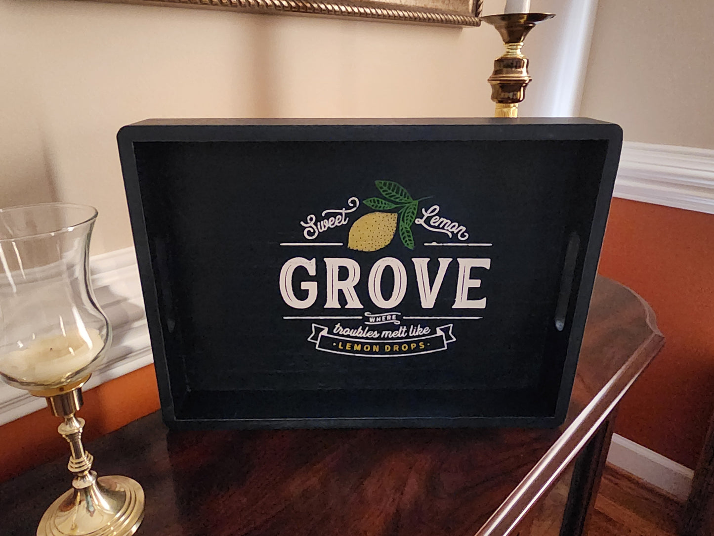 Sweet Lemon Grove Tray