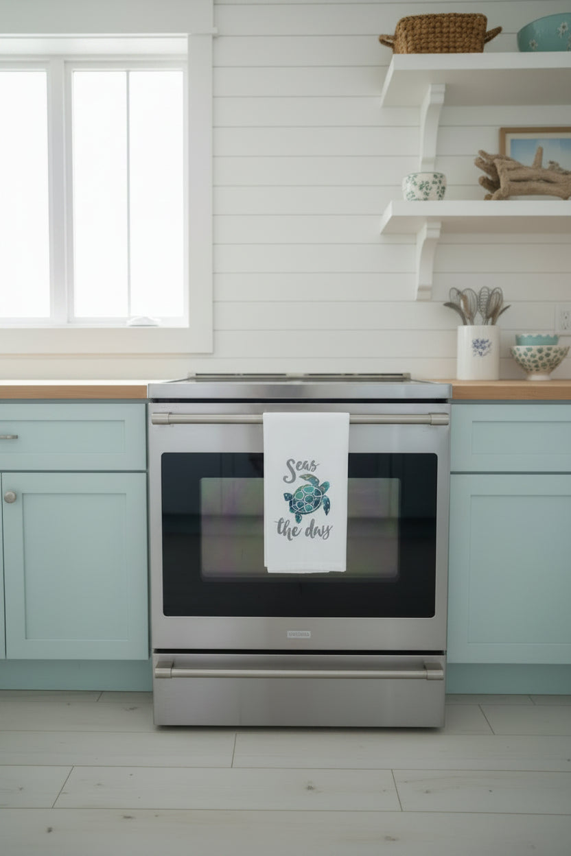 Seas the Day Tea Towel