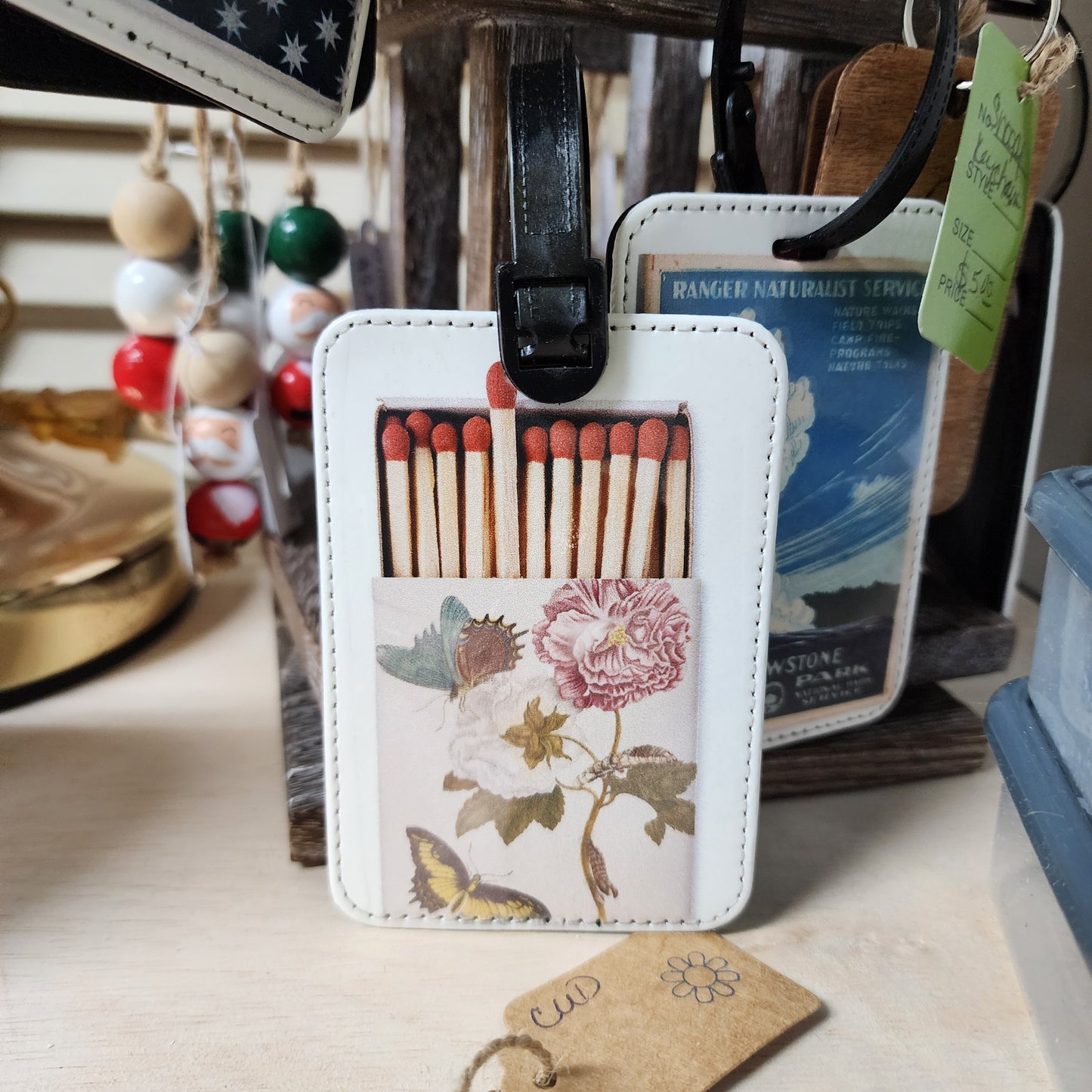 Vintage Matchbox Luggage Tags