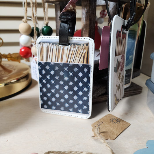 Vintage Matchbox Luggage Tags