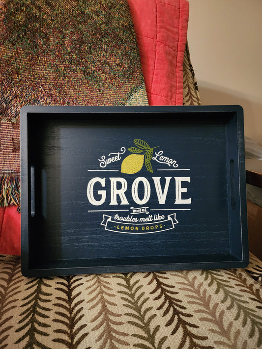 Sweet Lemon Grove Tray