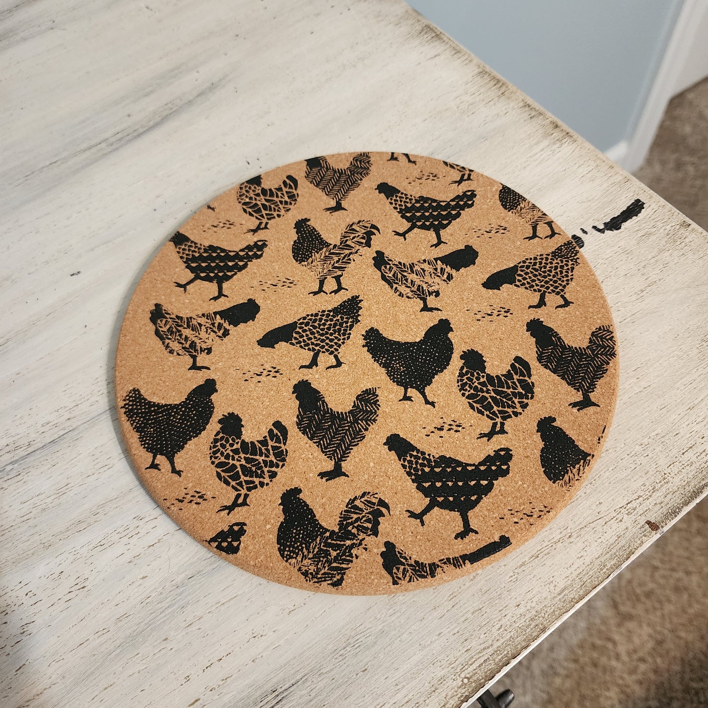 Chicken Cork Trivet