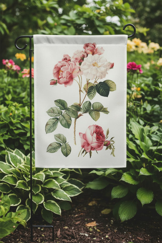 Vintage Biotanicals Garden Flag