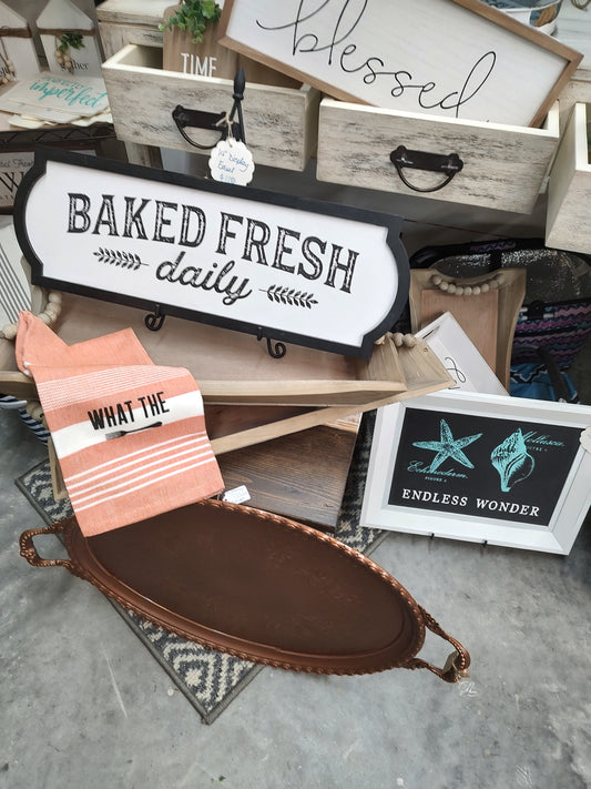 Baked Fresh Daily Sign