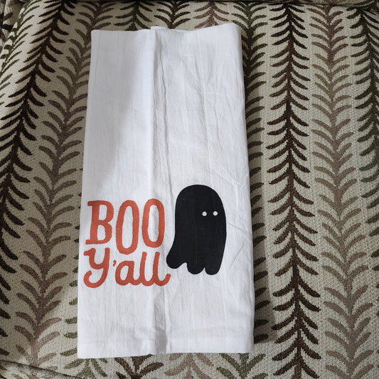Boo Y'all Tea Towel
